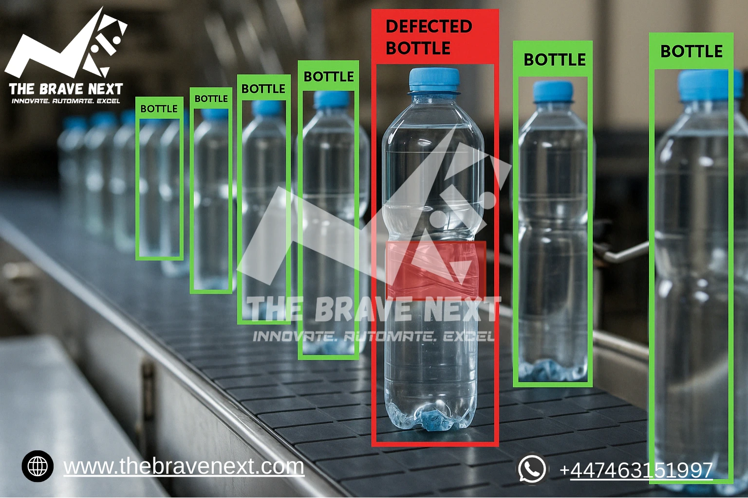 AI-Powered Visual Inspection Detecting Damaged Bottles and Missing Caps with Precision 